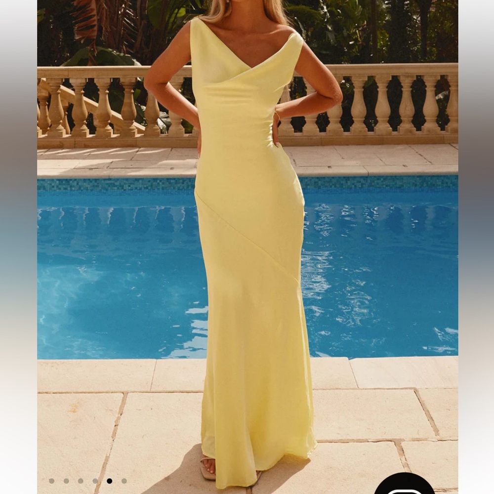 Peppermayo Be Mine Satin Maxi Dress